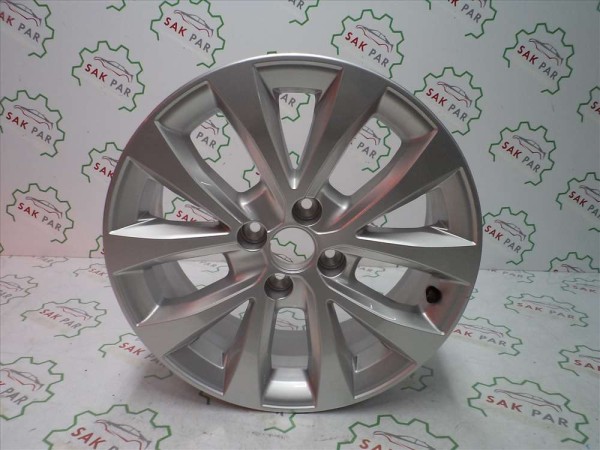 Renault Clio 4 5 16 İnç Alüminyum Jant Takım CMS 4x100 Açık Gri Orj 403009088R 403008858R 403008062R YP (FB110)