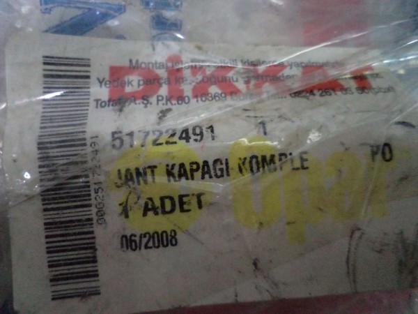 Fiat Palio 14 İnç Jant Kapağı Orj 46769831 YP (FA130)