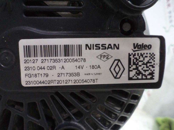 Renault Clio 5 Alternatör Şarj Dinamosu Orjinal 231004402R CP (DD120)