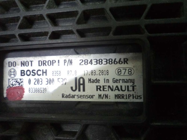 Renault Kadjar Ön Mesafe Radar Beyni Orj 284383866R CP (DC13-11)