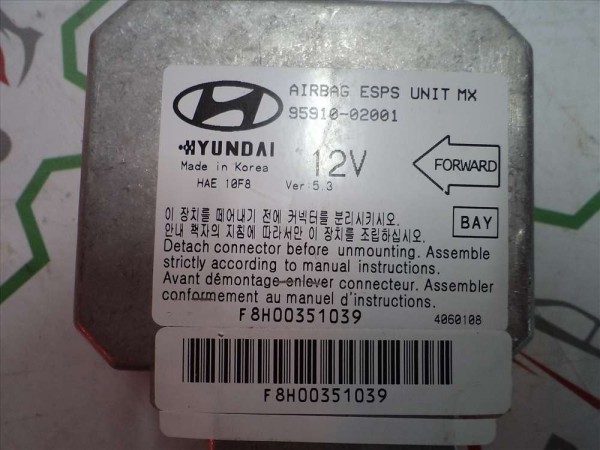 Hyundai Atos Hava Yastığı Airbag Beyni Modülü Amb Orj 95910-02001 YP (DC13-12)