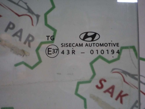 Hyundai Bayon Sol Arka Kapı Camı Orj 43R-010194 (E37) SP YP (IH120)