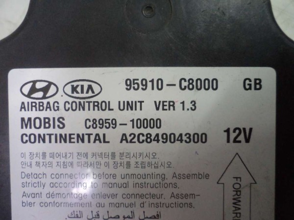 Hyundai İ20 Hava Yastığı Airbag Beyni Modülü Orj 95910-C8000 C8959-10000 A2C84904300 CP (DB121)