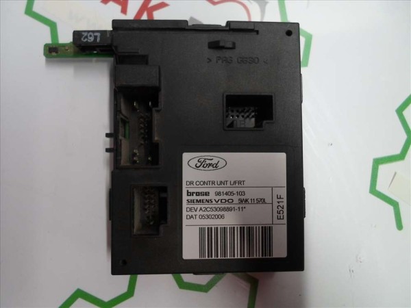 Ford Focus Sol Ön Kapı Kontrol Ünitesi Modülü Beyni Orj 981405-103 6M5T-14B531 AA CP (DB126)