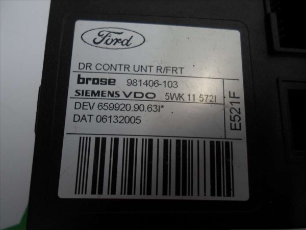 Ford Focus Sağ Ön Kapı Kontrol Ünitesi Modülü Beyni Orj 6M5T-14B533 AA 981406-103 CP (DB126)