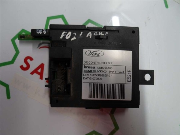 Ford Focus Sol Arka Kapı Kontrol Ünitesi Modülü Beyni Orj 6M5T-14B532 AA 981536-103 CP (DB126)