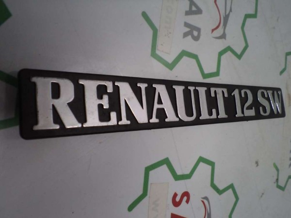 Renault R12 SW Arka Yazı Monogram Ambalajsız Ürün Orj 7202188568 YP (AE132)