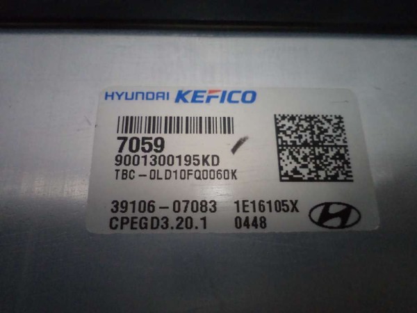 Hyundai Ecu Beyin Orj Sökme 39106-07083 39106-07059 YP (DB127)