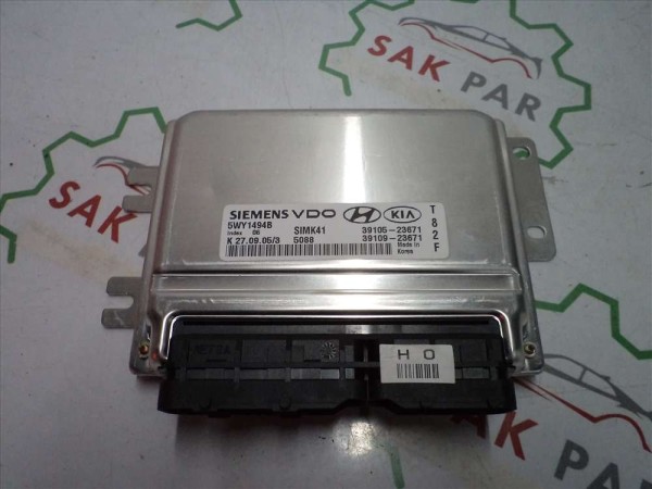 Hyundai Matrix Elektronik Kontrol Ünitesi ECU Motor Beyni Modülü Orj 39109-23671 YP (DB127)