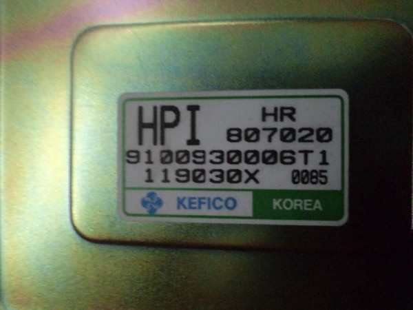 Hyundai Galloper Elektronik Kontrol Ünitesi Motor Beyni Ecu Orj 9100930006T1 CP (DB-127)