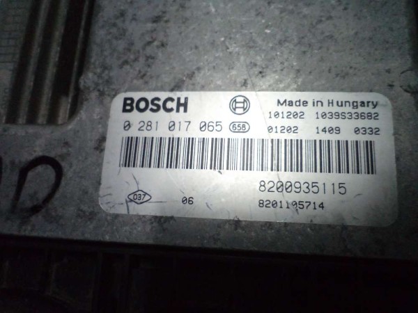 Renault Trafic Motor Beyni Orjinal 8200935115 8200935116 CP (DB127)