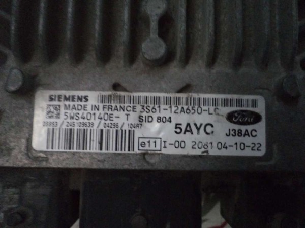 Ford Fiesta 1.4 TDCI Motor Beyni Modülü Ecu Orj 3S611-2A650 LC CP (DB127)