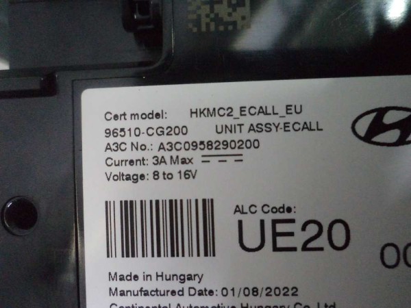 Hyundai Staria Kontrol Ünitesi Modülü Beyni Orj 96510-CG200 SP YP (DB129)