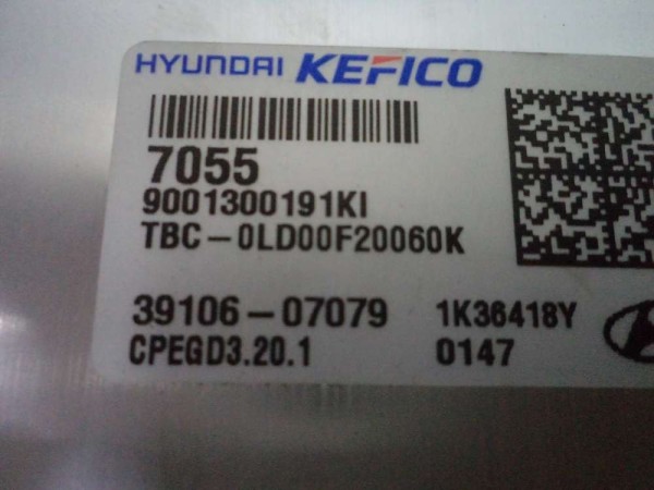 Hyundai İ20 Motor Beyni Modülü ECU Orj 39106-07079 SP YP (DB-129)