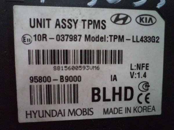 Hyundai i10 13/16 TPMS Lastik Basınç Ünitesi Orj 95800-B9000 CP (DB-1212)