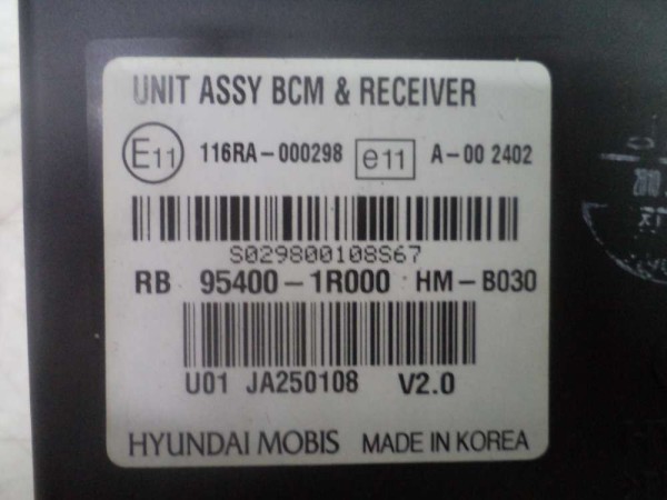 Hyundai Accent Elektronik Kontrol Modülü Beyni ECU Orj 95400-1R000 YP (DB1213)