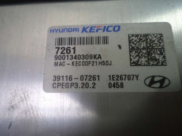 Hyundai İ10 Motor Beyni Kontrol Modülü ECU Orj 39106-07261 39116-07261 (RHD) SP YP (DB1214)