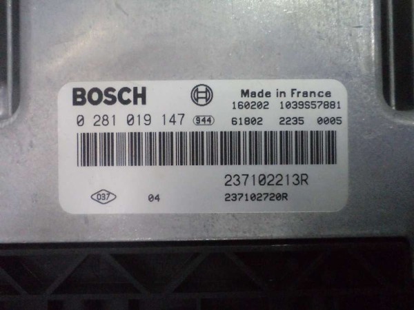 Dacia Dokker Lodgy Motor Beyni Modülü ECU Orj 237102213R A.Ü. YP (DB1214)