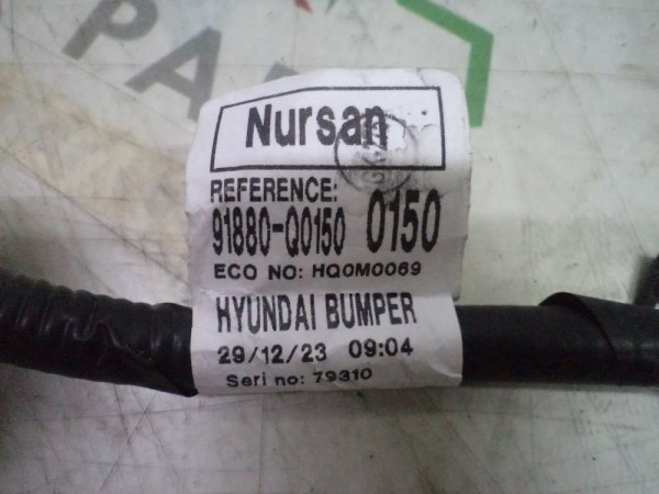 Hyundai Bayon Arka Tampon Tesisatı Orj 91880-Q0150 CP HP