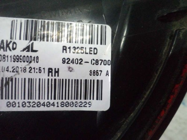 Hyundai i20 Sağ Dış Stop Lambası CP 92402C8700 (AC110)