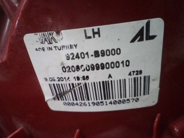 Hyundai İ10 Sol Stop Lambası CP HP 92401B9000 (AC110)