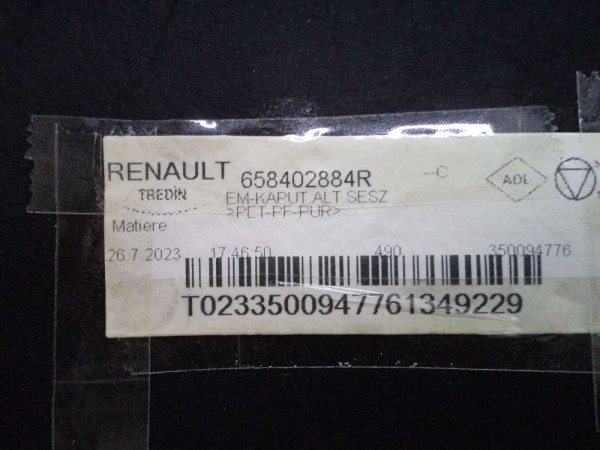 Renault Clio 5 Kaput Keçesi Orj 658402884R SP YP (4C)