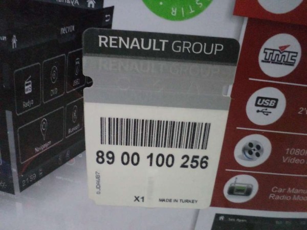 Renault Symbol Joy Multimedya Ekranı Orjinal Sıfır 8900100256 YP (GH130)