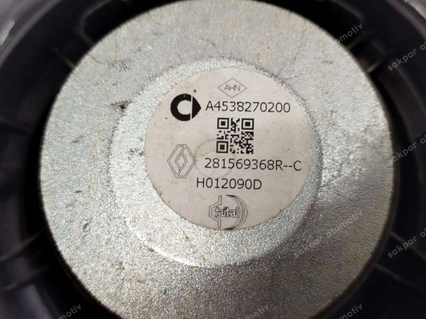 Renault Clio 5 Latitude Ön Kapı Hoparlörü Orj 281569368R SP YP (GF123)