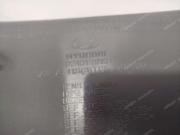 Hyundai Equus Sol Stop Orjinal 92401-3N020 SP YP (AD110)