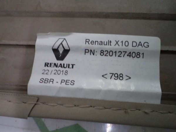 Renault Zoe Kauçuk Paspas Takımı Orjinal Sıfır 8201274081 YP