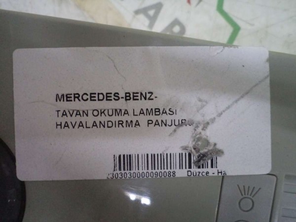 Mercedes Man Tavan Okuma Lambası Havalandırma Panjuru CP