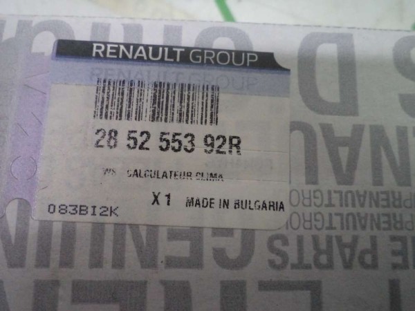 Renault Kadjar Klima Kontrol Ünitesi Beyni Orj 285255392R YP (DE133)