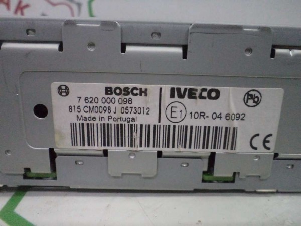 İveco Daily Radyo Teyp Orjinal Bluetooth lu 7620000098 CP (GI120)