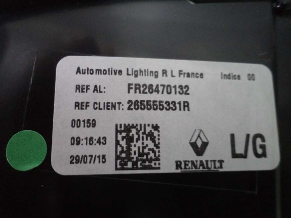 Renault Koleos 2 Sol İç Stop Lambası Orjinal Sıfır 265555331R YP (AD140)