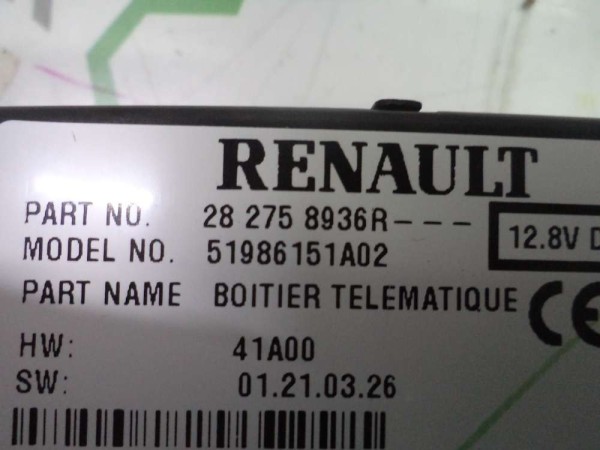 Renault Clio 4 Captur Multimedya Beyni Amb Orj 282758936R YP (DC13-10)