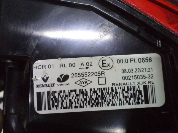 Renault Express Combi Sol Arka Stop Lambası Orj 265552205R CP (AD110)