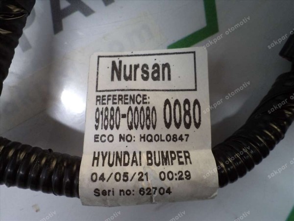 Hyundai İ20 Arka Tampon Tesisatı Orj 91880-Q0080 SP YP