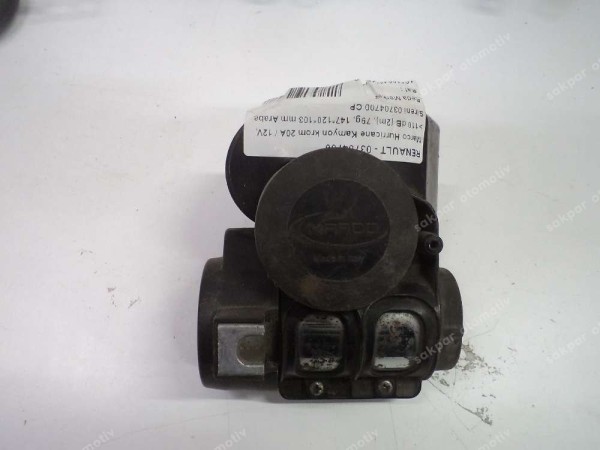 Renault Marco Hurricane Kamyon Krom 20/A 12V Araba Sireni 03704700 CP (DE124)