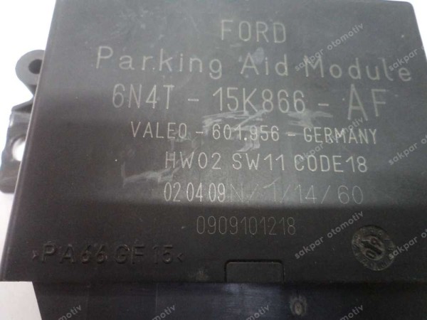 Ford Focus 2 C-Max PDC Park Sensörü Kontrol Ünitesi Beyni Modülü 6N4T-15K866-AF CP (DE129)