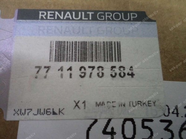 Renault  3M Hookit Tek Taraflı Pasta Makinası Tabanı Orj 7711978584 YP (DA120)