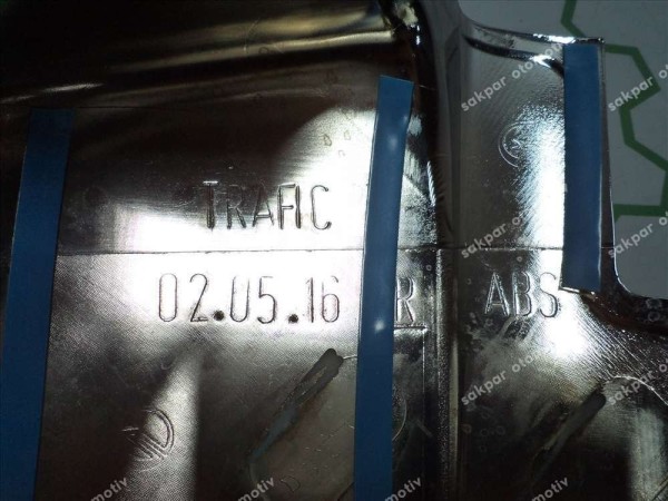 Renault Trafic Krom Ayna Kapağı 8900100168 YP (FC120)