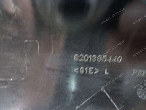Renault Captur Nikelaj Krom Sol Ayna Kapağı Kaplaması 8201385440 YP (FA120)