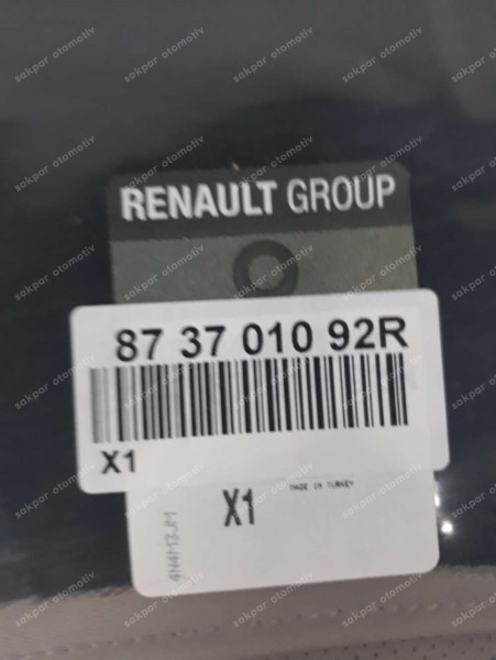 Renault Megane 4 Sol Ön Minder Kılıfı Orj. YP 873701092R (CG110)(CF110)