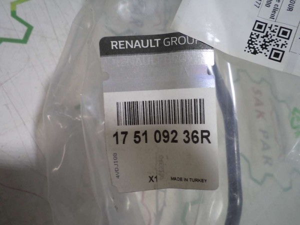 Renault Clio 4 Symbol Yakıt Hortumu Borusu Orj 175109236R YP (AA200)