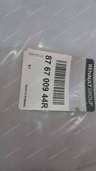 Dacia Duster Sol Ön Koltuk Sırt Kılıfı Orj. YP 876700944R (CF110)