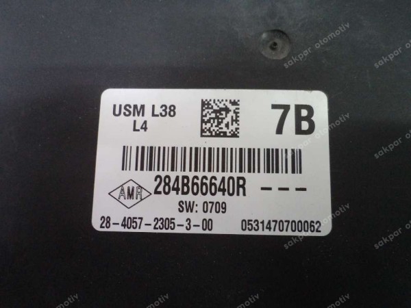 Renault Megane 3 Fluence Elektronik Bağlantı Ünitesi Sigorta kutusu Orj 284B66640R YP (EB1213)