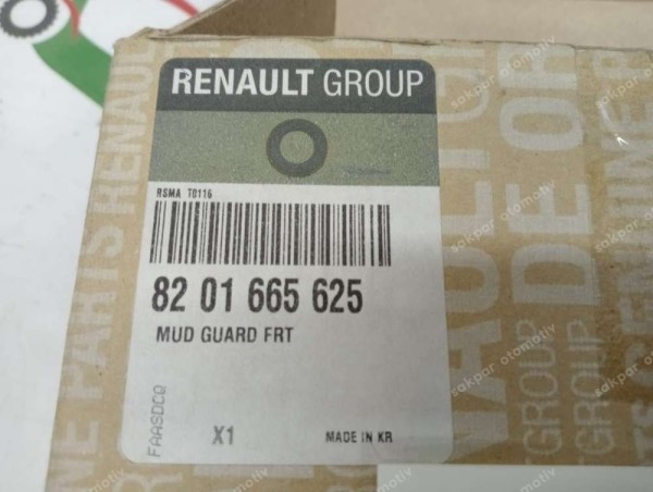 Renault Koleos Ön Paçalık Tozluk Takımı 8201665625 Orj YP (CG120)